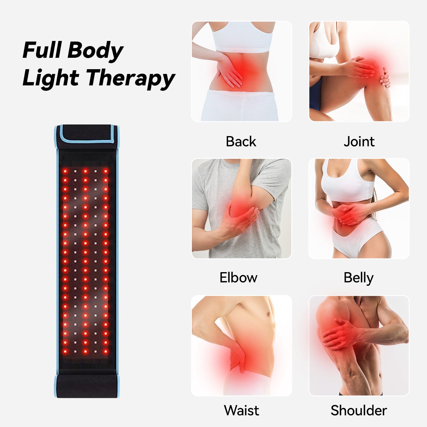 ThermaBelt Pro X105 — 105-LED Red + Near-Infrared Therapy Belt ElderonPlus